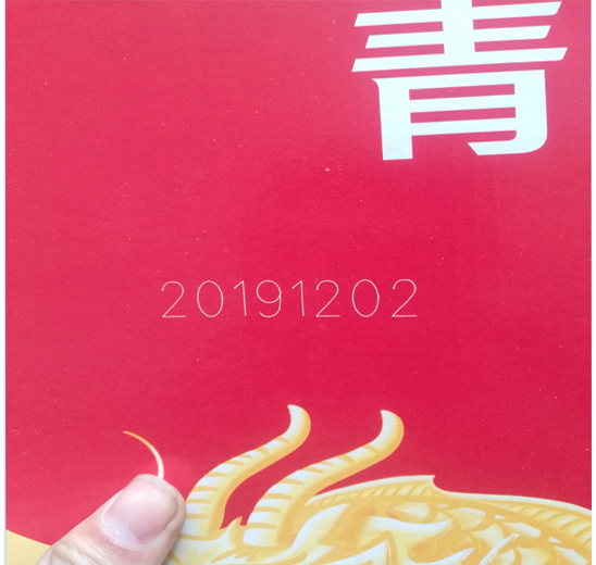流水線: 光纖激光噴碼機(jī)
